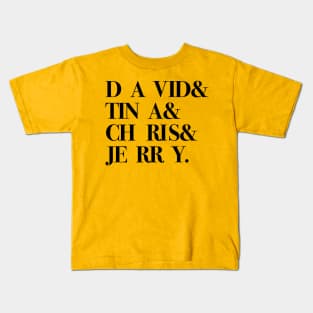 Talking Heads: Experimental Jetset style Kids T-Shirt